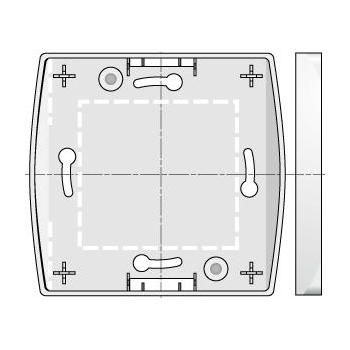 Ramka montaż natynkowy do Centralisa IB lub DC IB